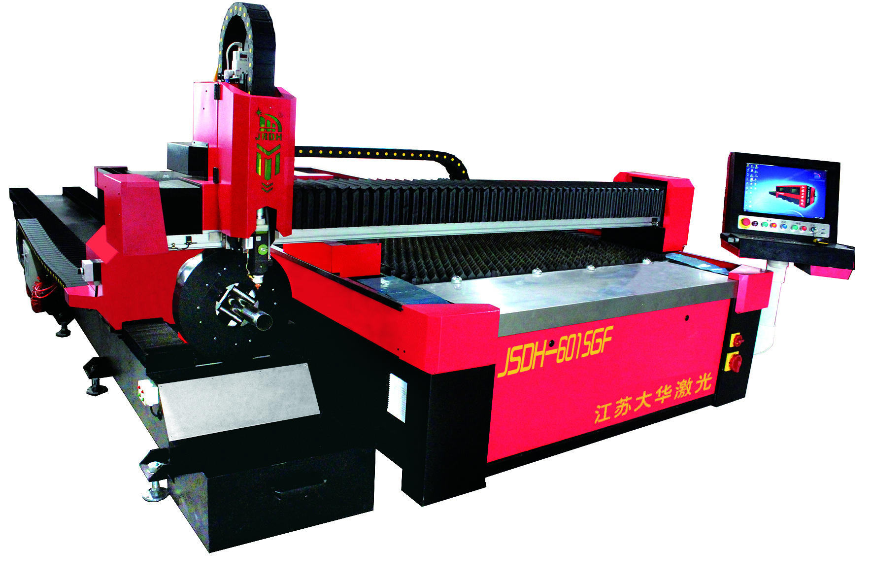 JSDH 6015GF 1000W板管一體光纖激光切割機